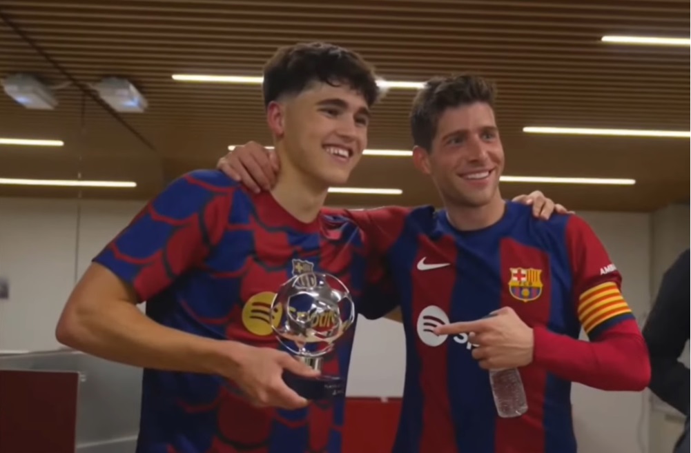 Foto conjunta de Pau Kubarsi e Gabriel Sanz